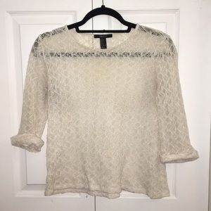 Forever 21 off white Top